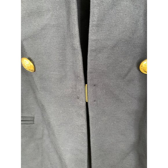 Lane Bryant Navy Blue Collarless Bryant Blazer Size 20 Goldcrest Buttons RS10276 - Picture 9 of 13